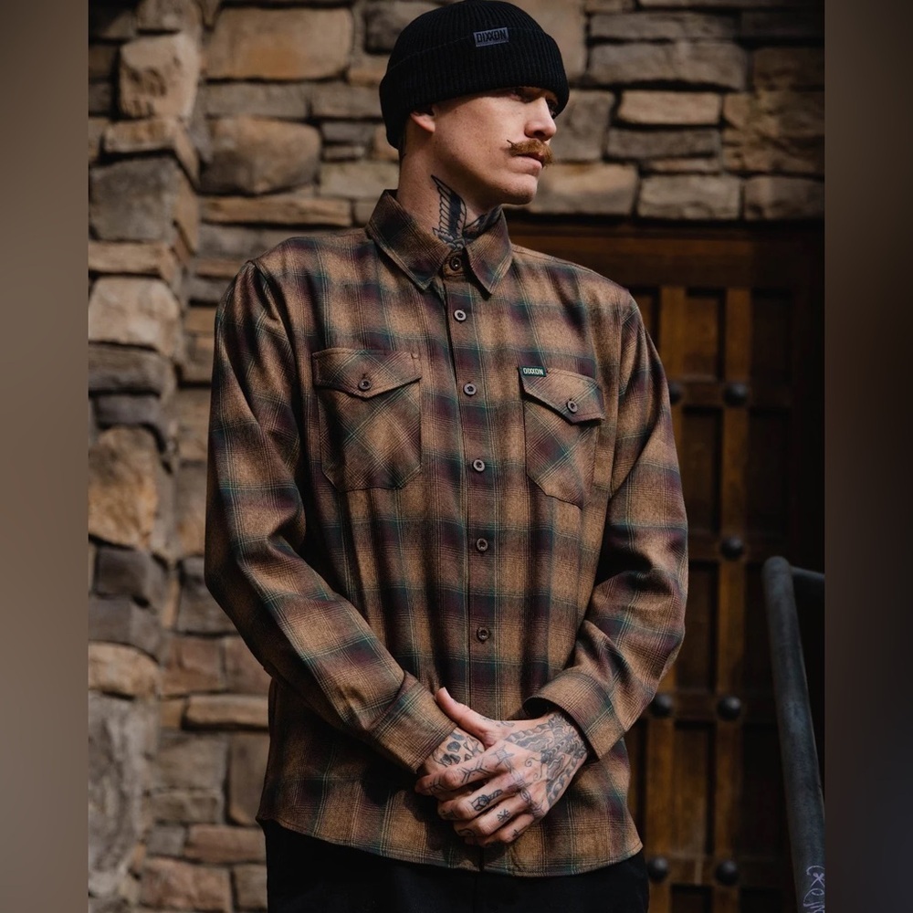 Dixxon The Glasgow Flannel NWT Men’s Shirt XL - Picture 2 of 8